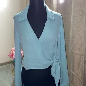 Wrap blouse